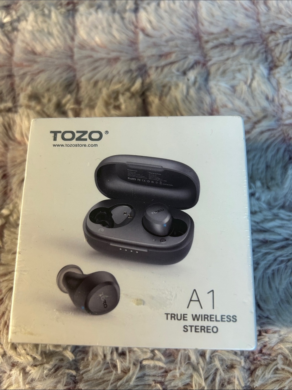 TOZO A1 True Wireless Stereo Earbuds - Black